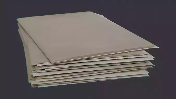 Office folder stack for desk organization