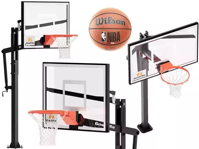 basketball hoops goalrilla with wilson ball