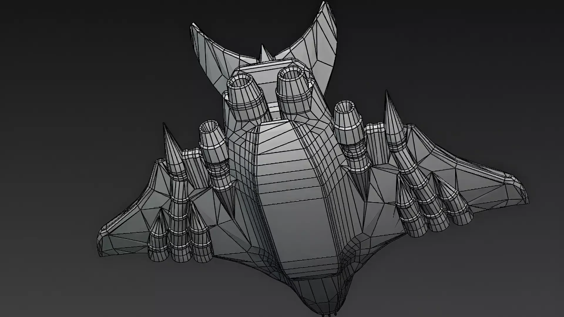 Futuristic Sci Fi Fighter Jets Pack 3D Models PBR Low-poly 3D model_13