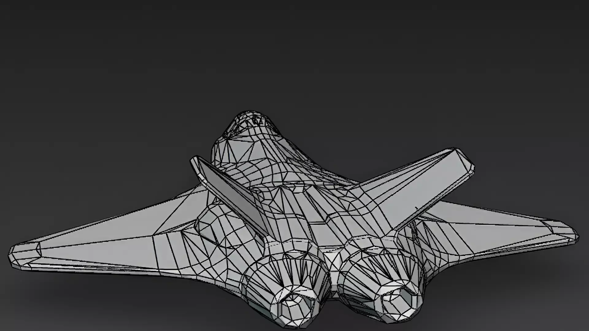 Futuristic Sci Fi Fighter Jets Pack 3D Models PBR Low-poly 3D model_67