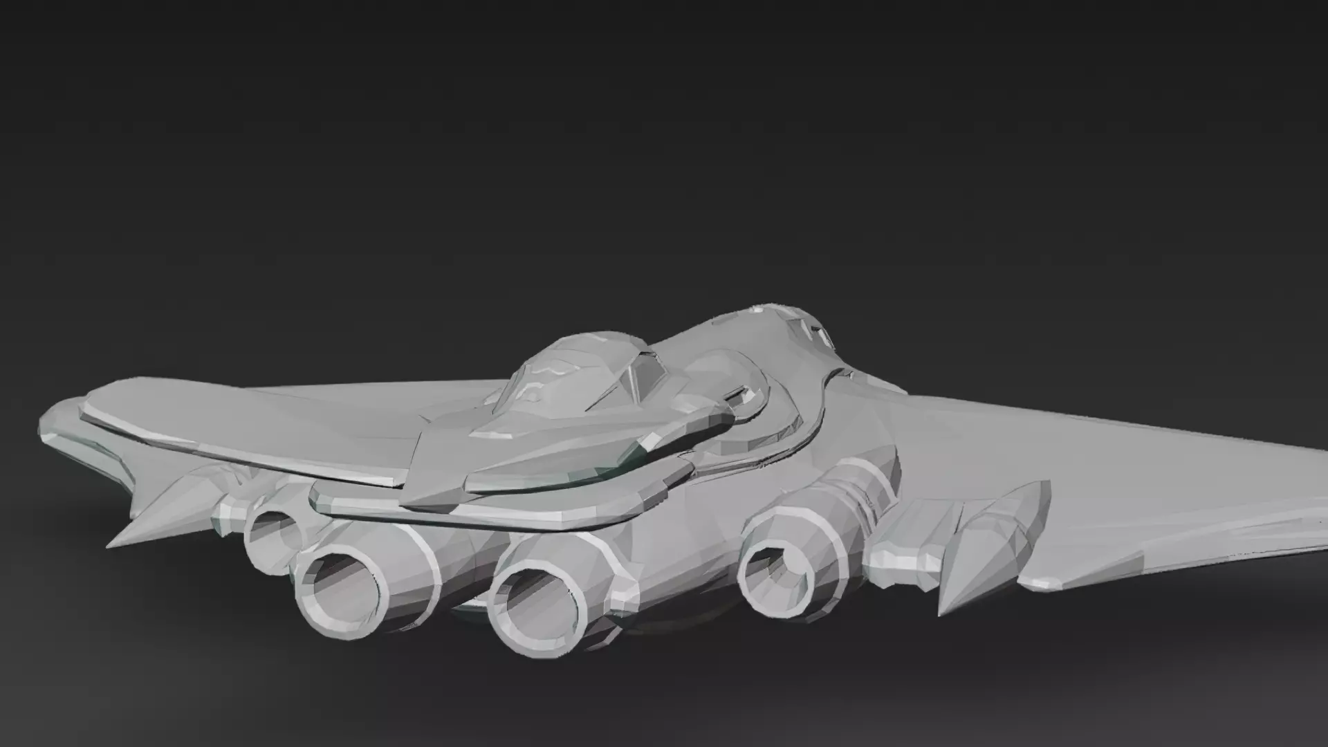 Futuristic Sci Fi Fighter Jets Pack 3D Models PBR Low-poly 3D model_12