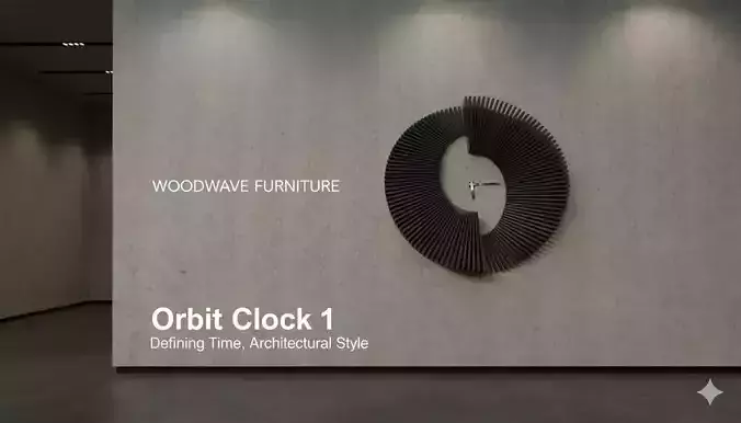 Orbit Clock 3D model
