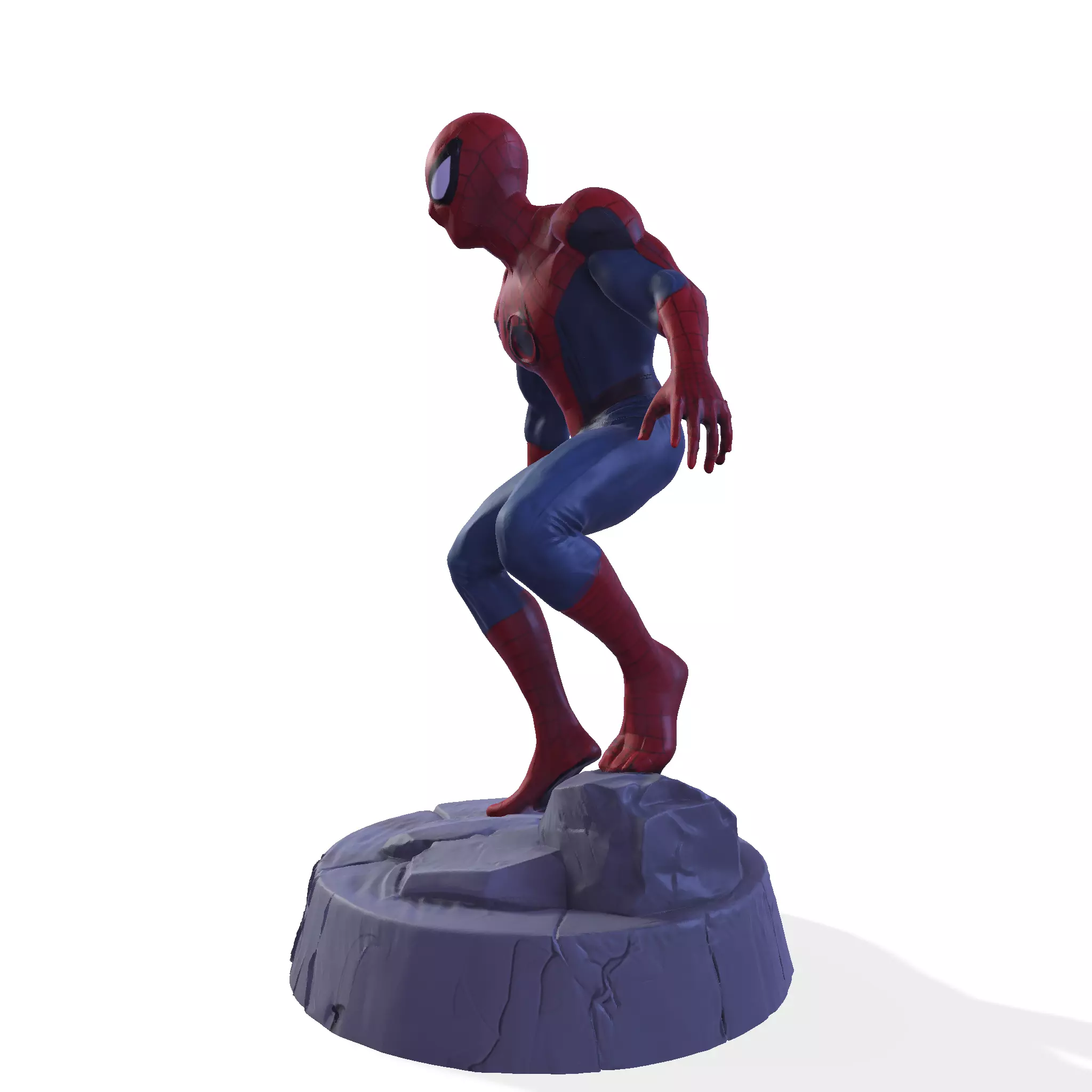 Spider Heros Figurine 3D print model_4
