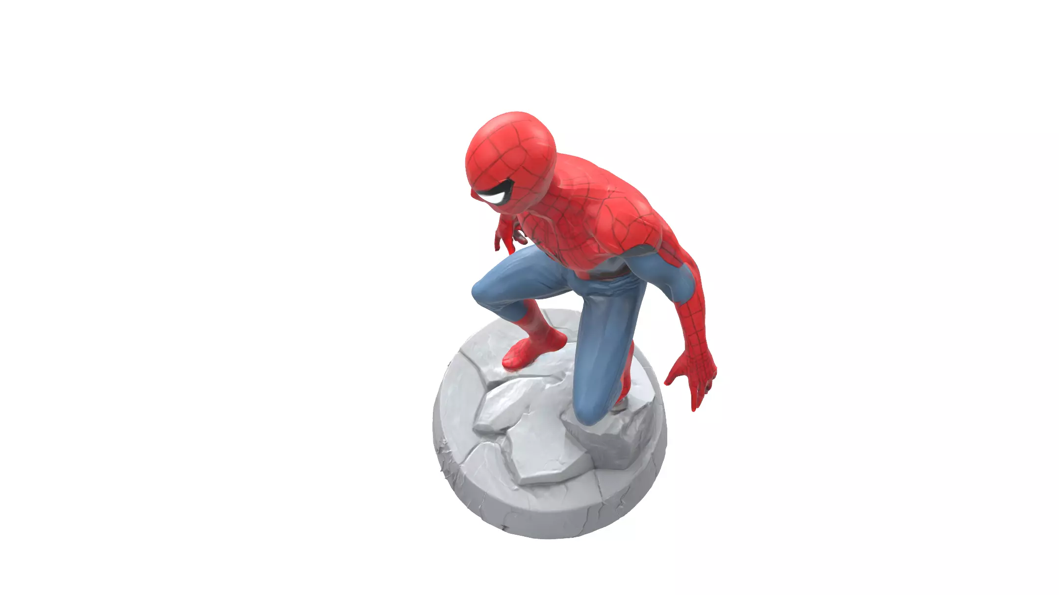 Spider Heros Figurine 3D print model_19