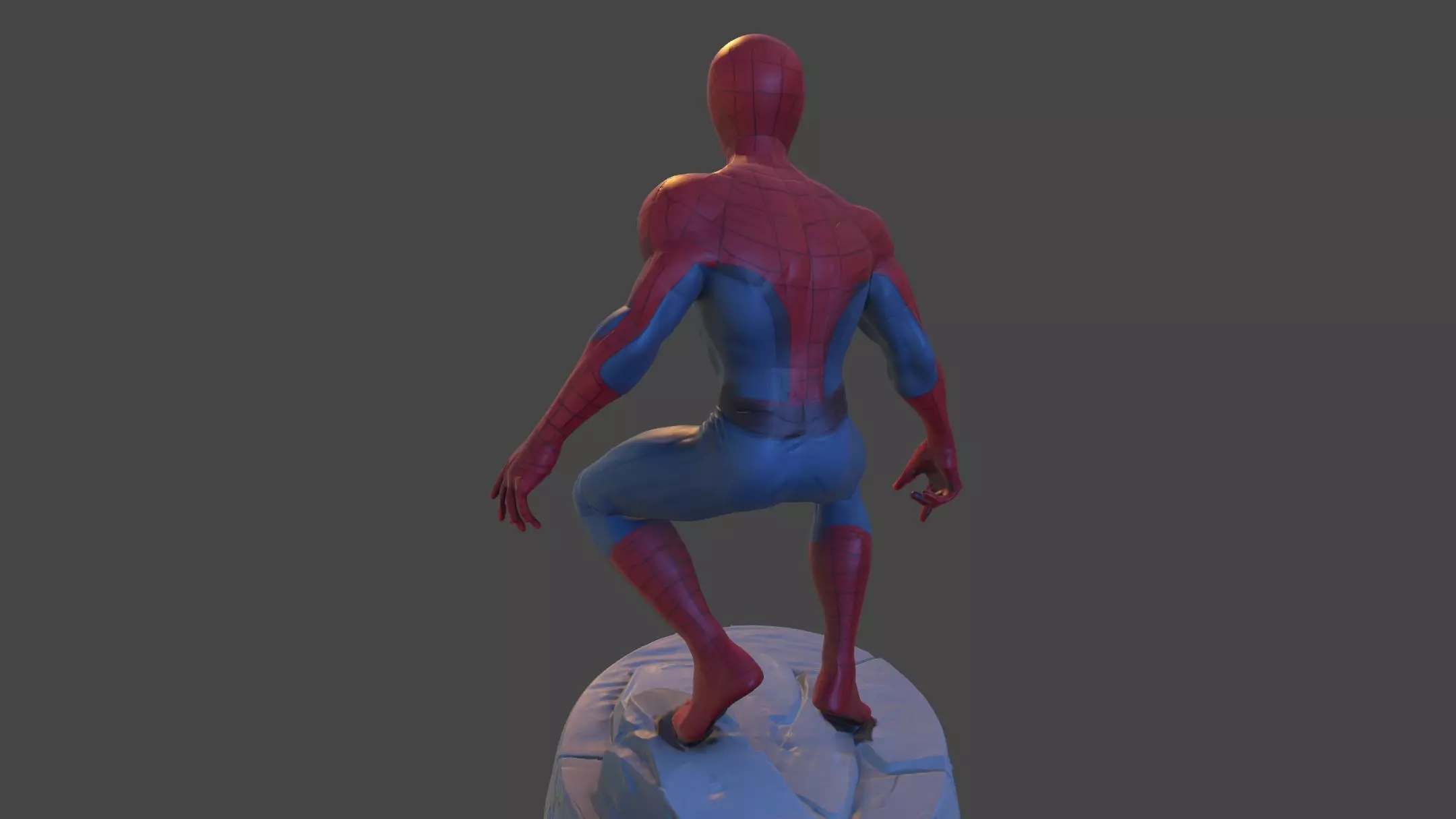 Spider Heros Figurine 3D print model_29