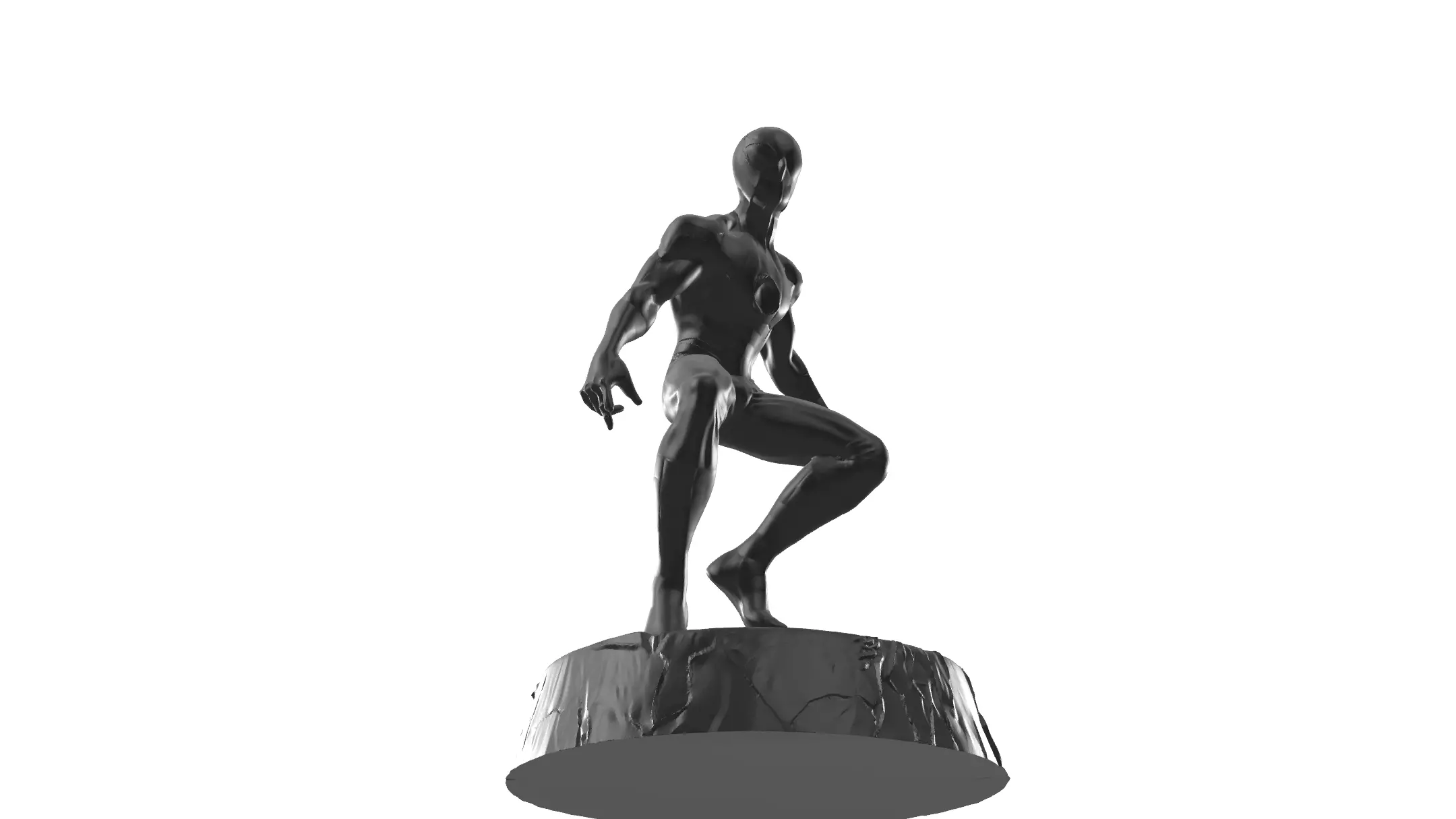 Spider Heros Figurine 3D print model_55