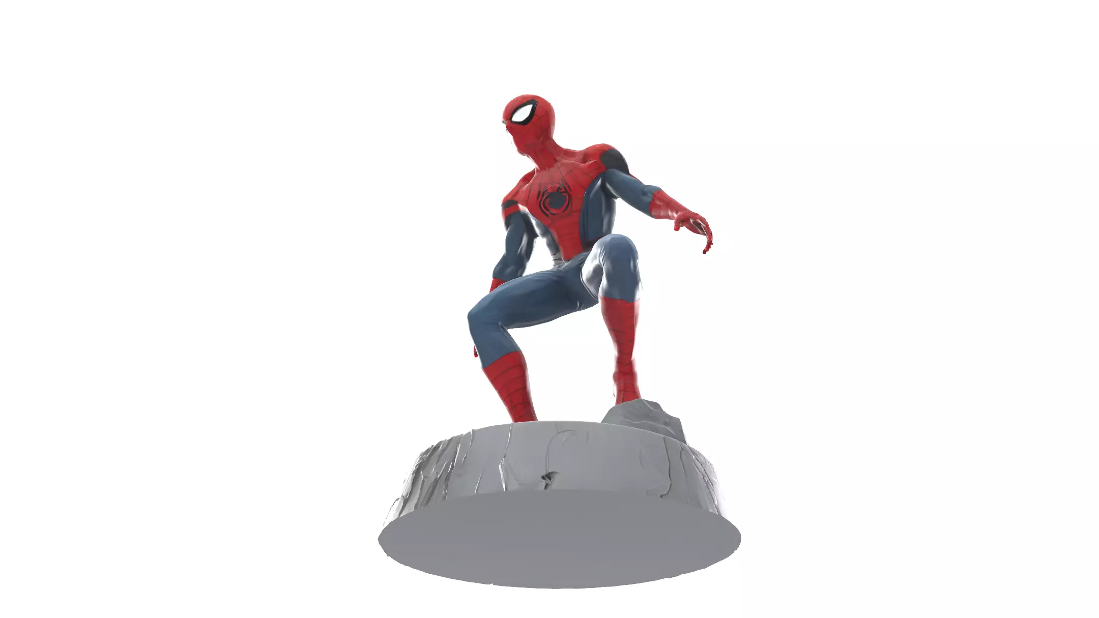 Spider Heros Figurine 3D print model_38