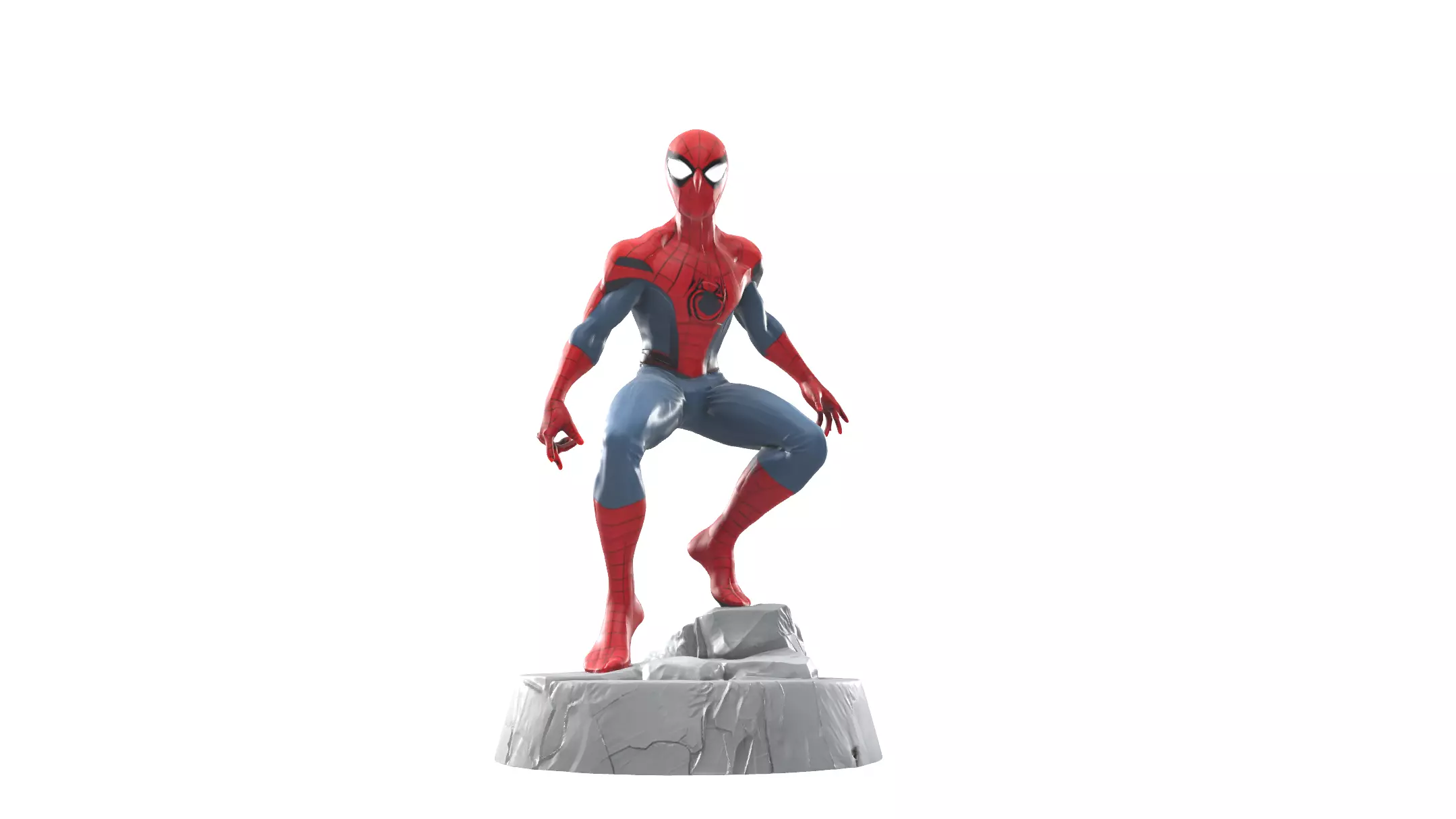 Spider Heros Figurine 3D print model_46
