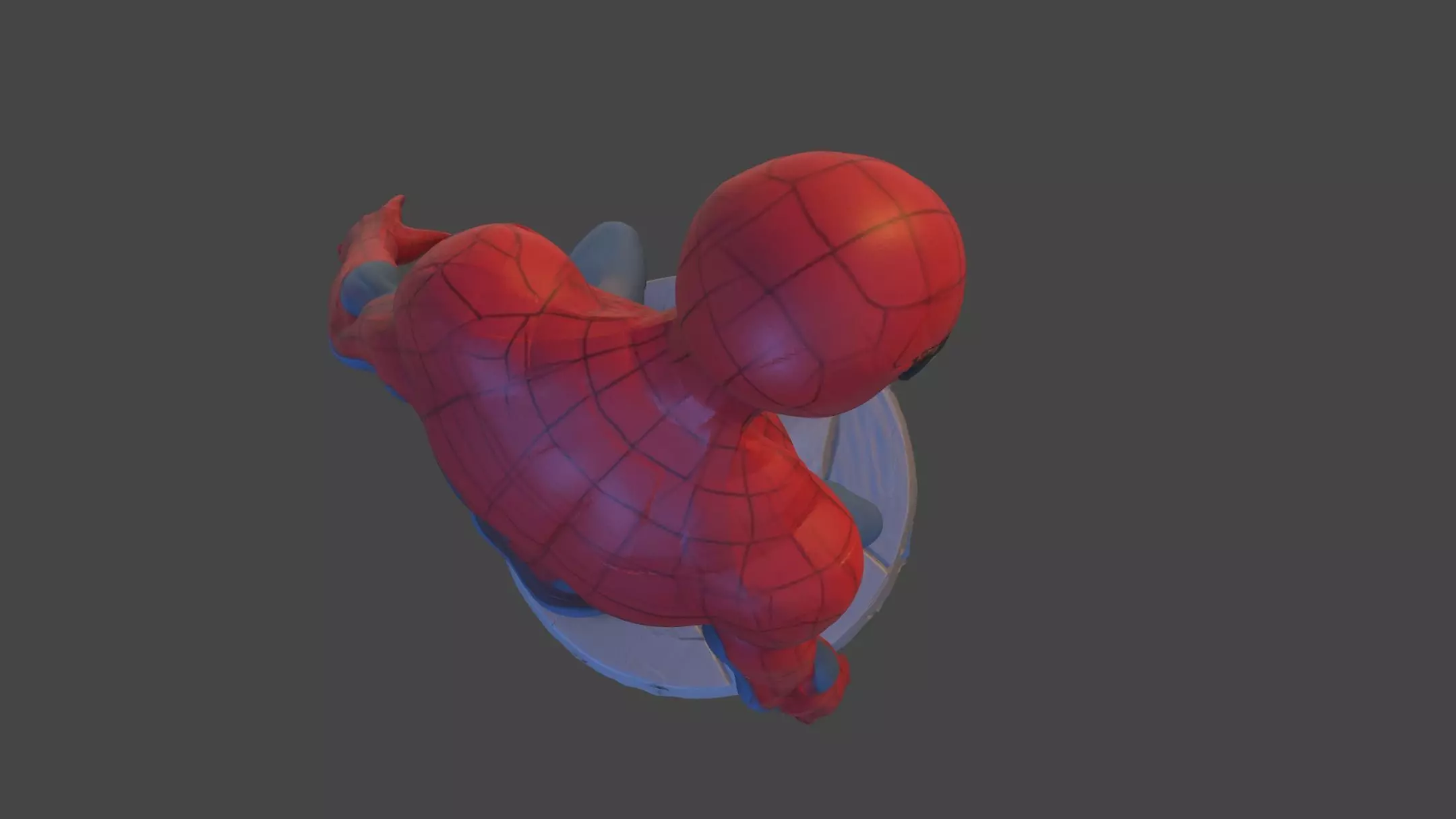 Spider Heros Figurine 3D print model_6