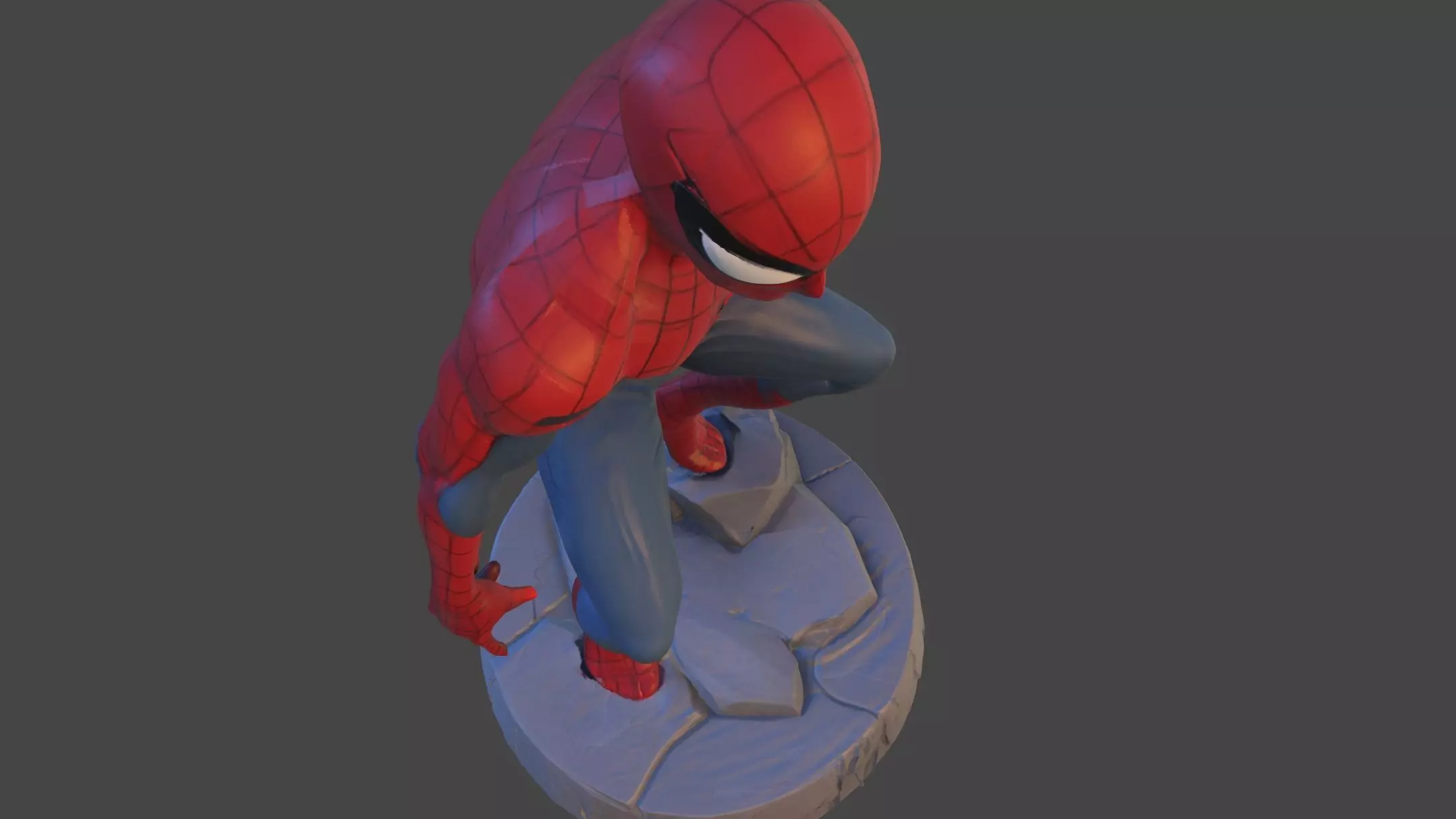 Spider Heros Figurine 3D print model_22