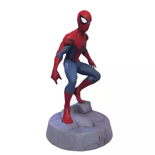 Spider Heros Figurine 3D print model