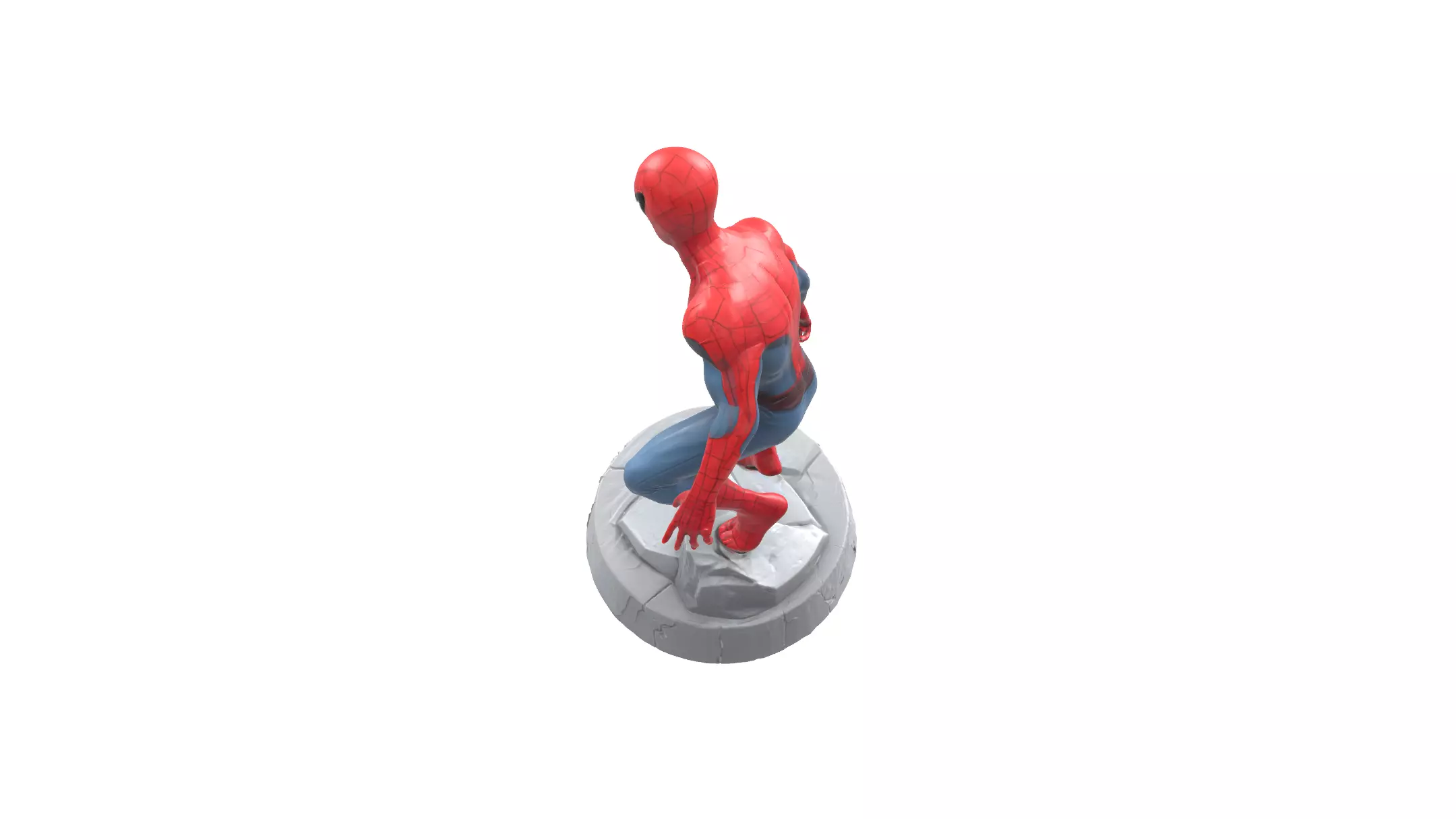 Spider Heros Figurine 3D print model_36