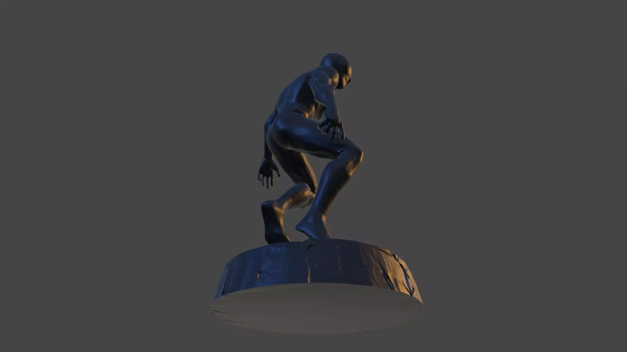 Spider Heros Figurine 3D print model_37