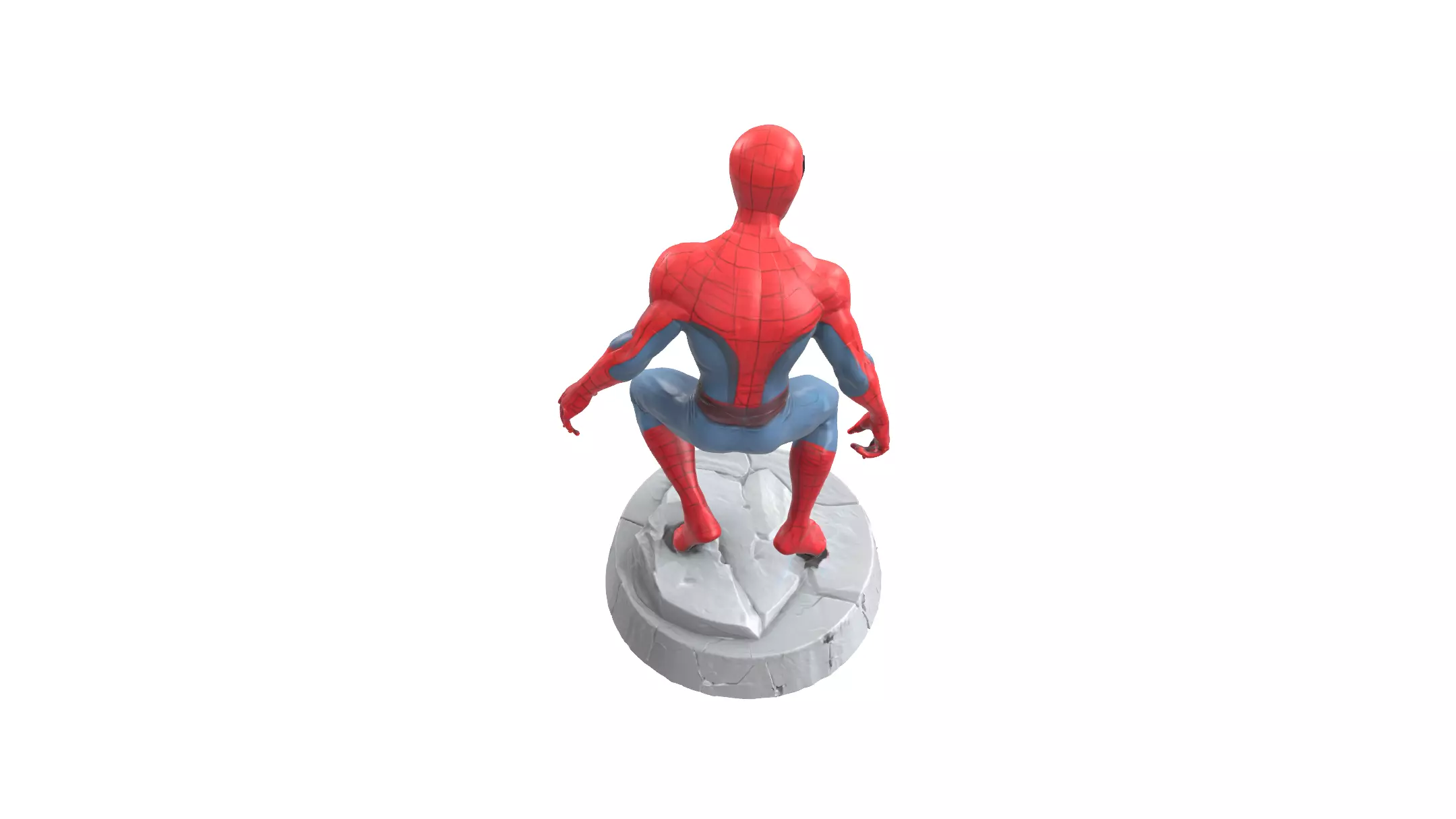 Spider Heros Figurine 3D print model_34