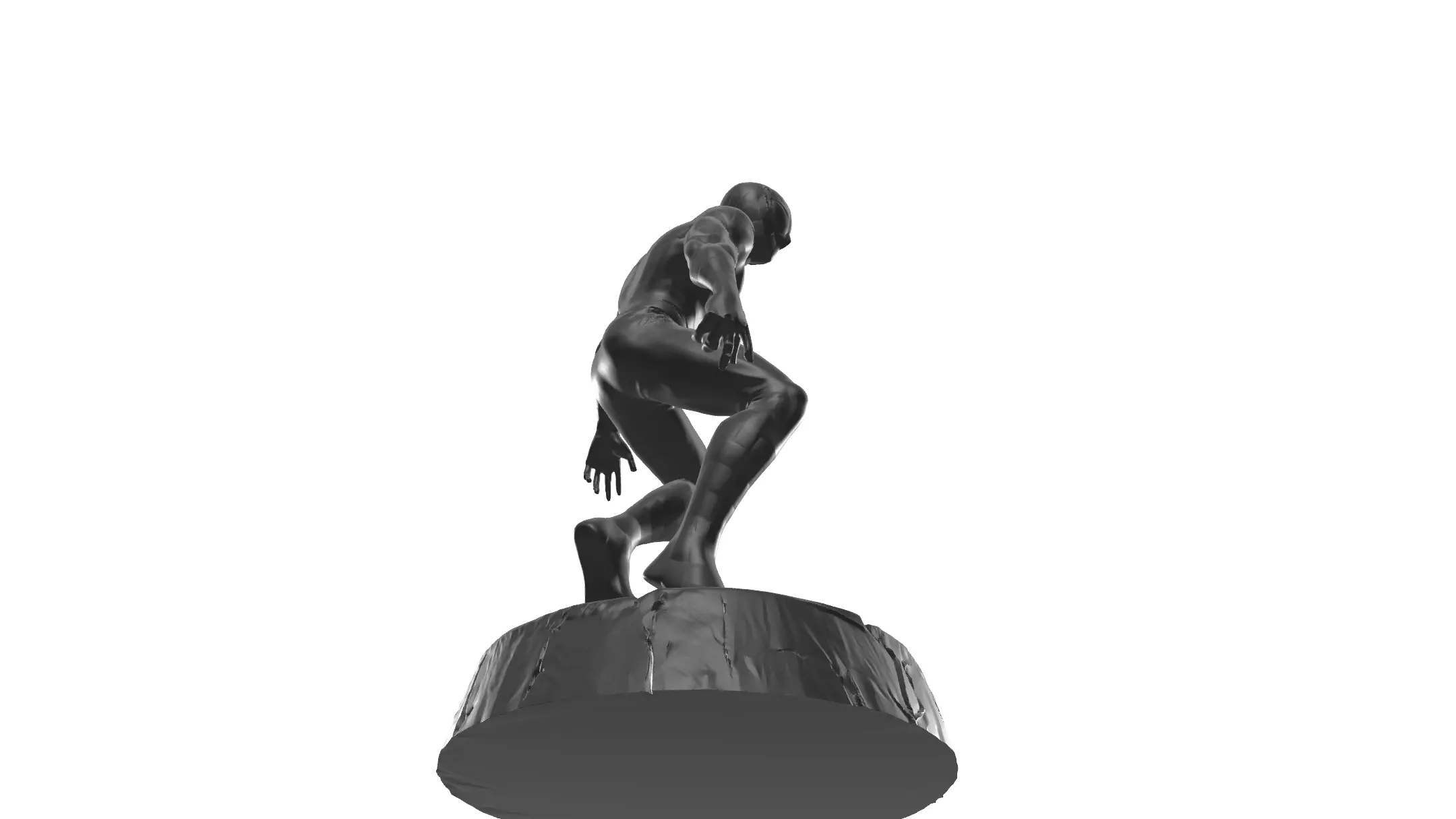 Spider Heros Figurine 3D print model_57