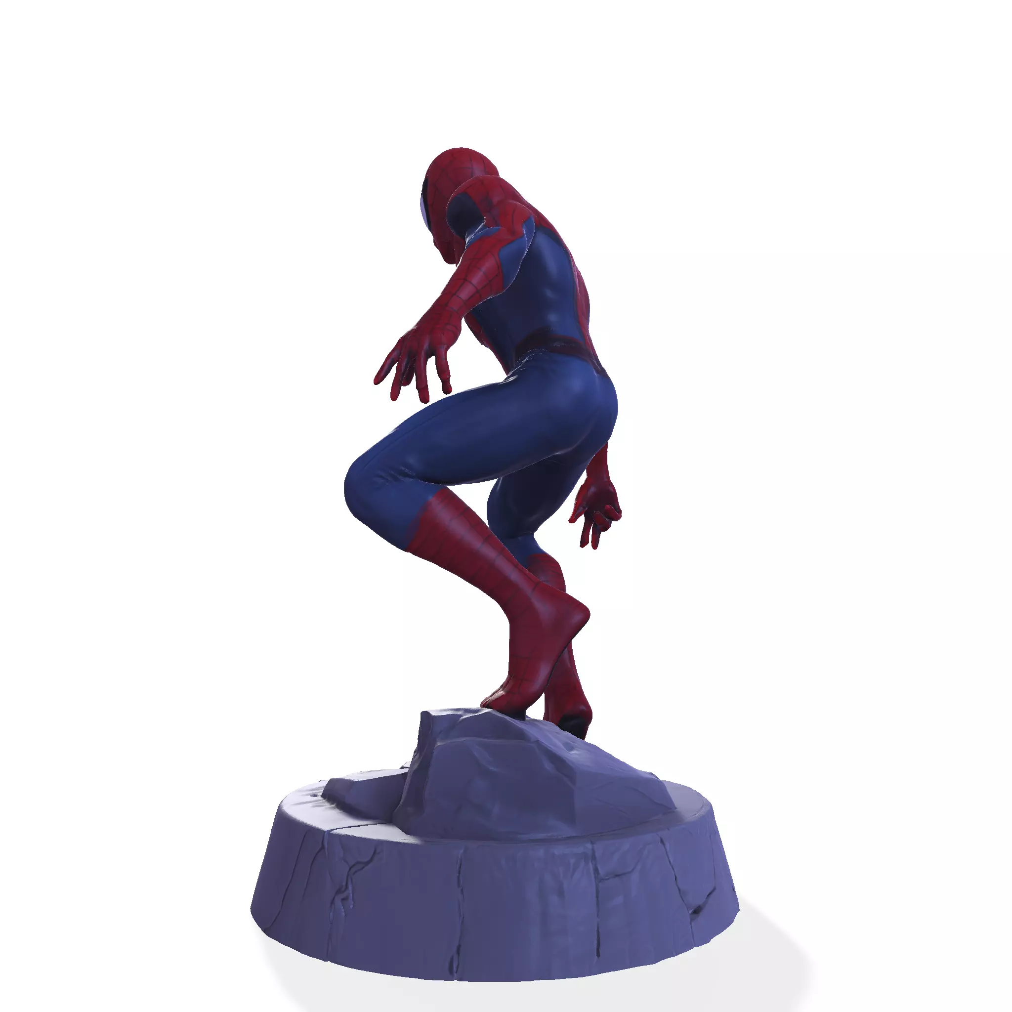 Spider Heros Figurine 3D print model_2