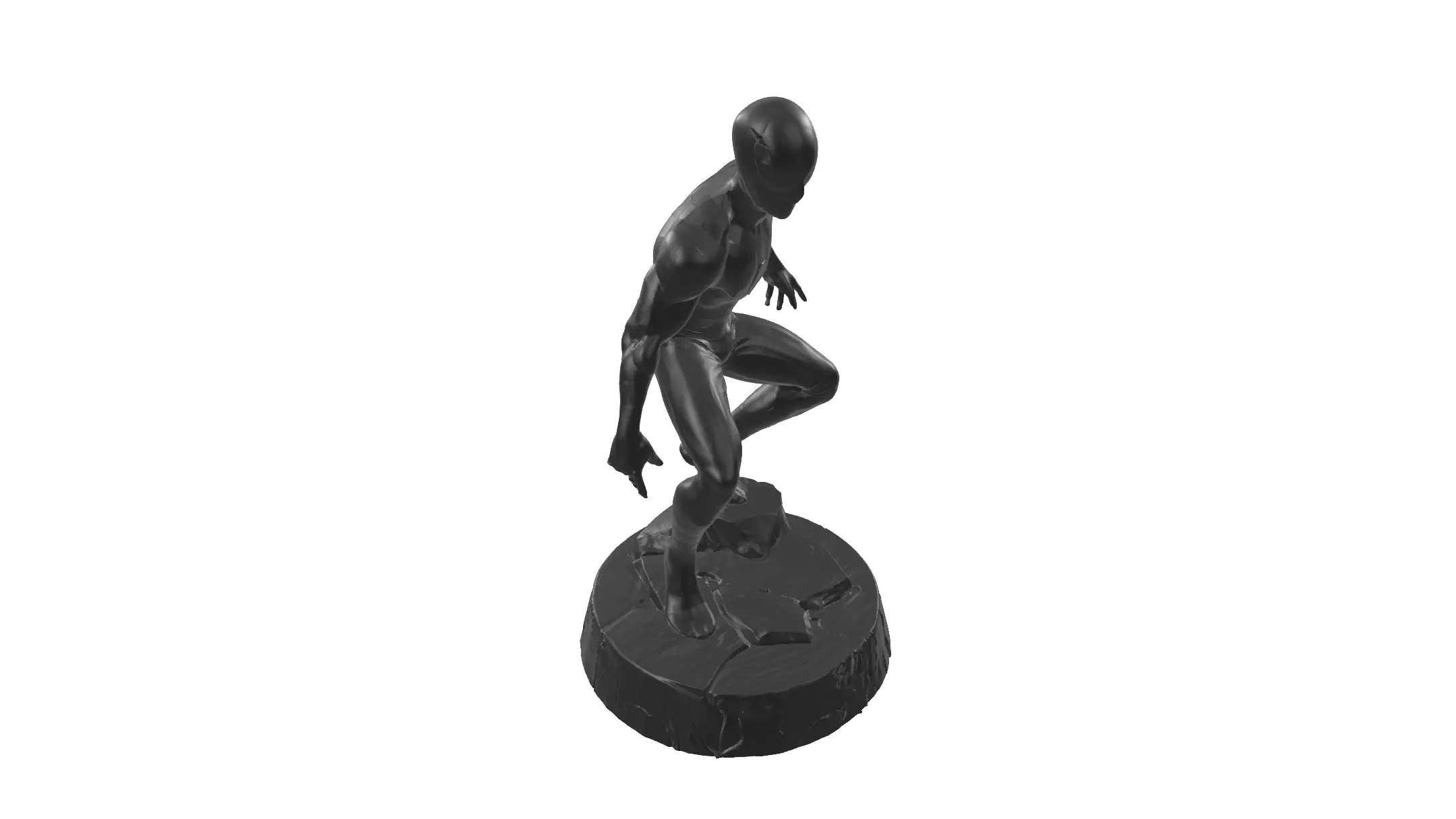 Spider Heros Figurine 3D print model_11