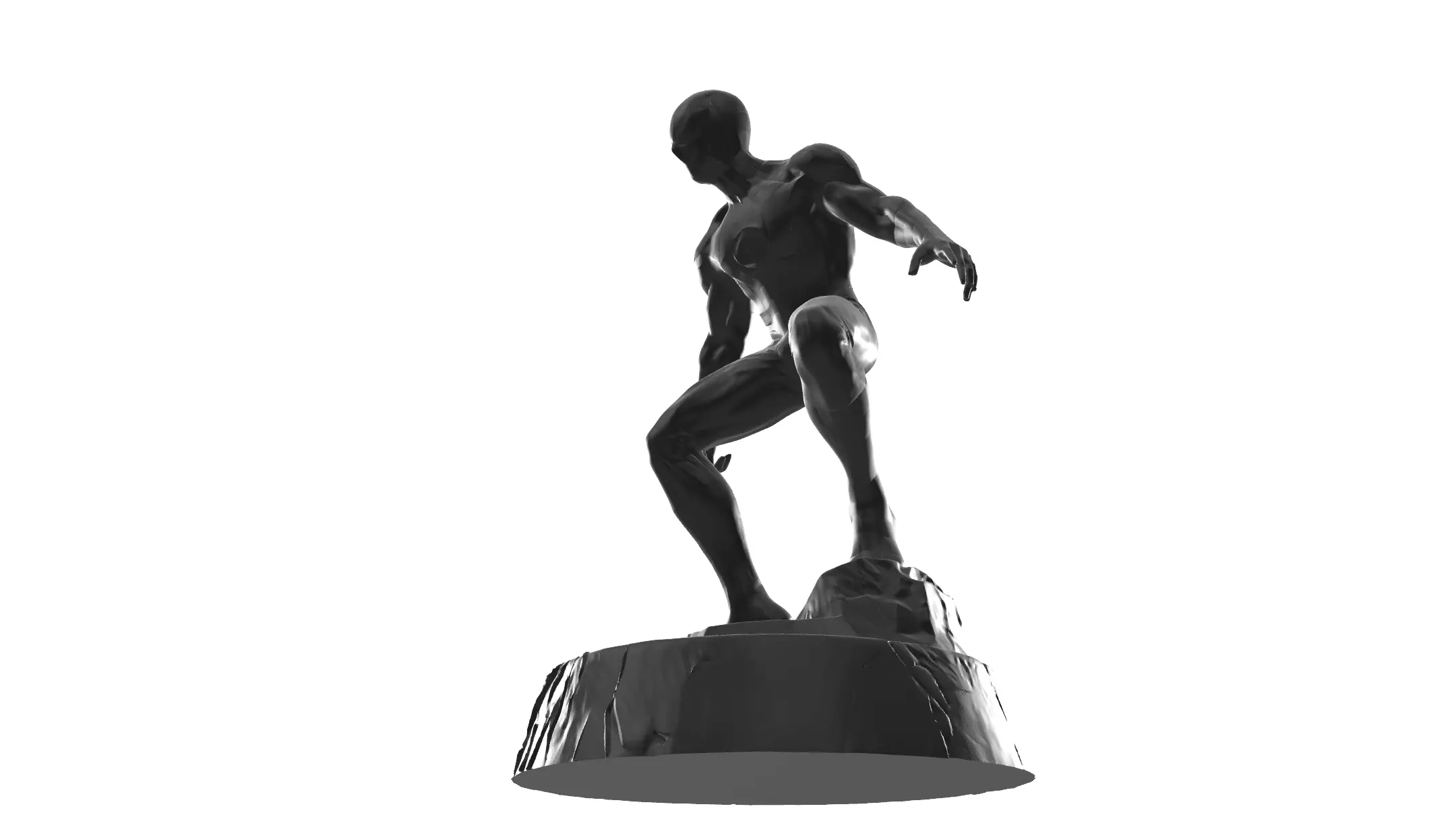 Spider Heros Figurine 3D print model_47