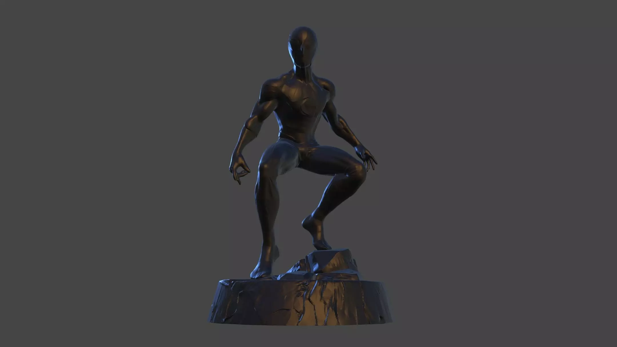 Spider Heros Figurine 3D print model_41