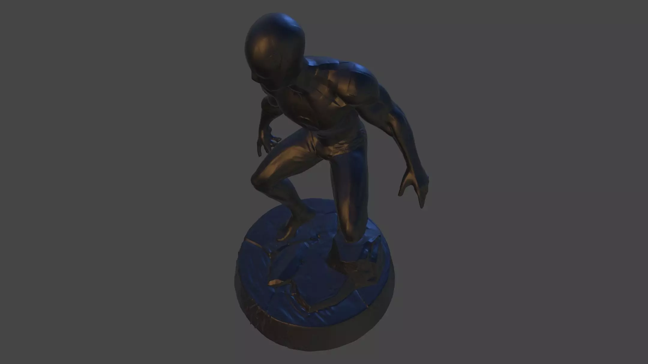 Spider Heros Figurine 3D print model_13