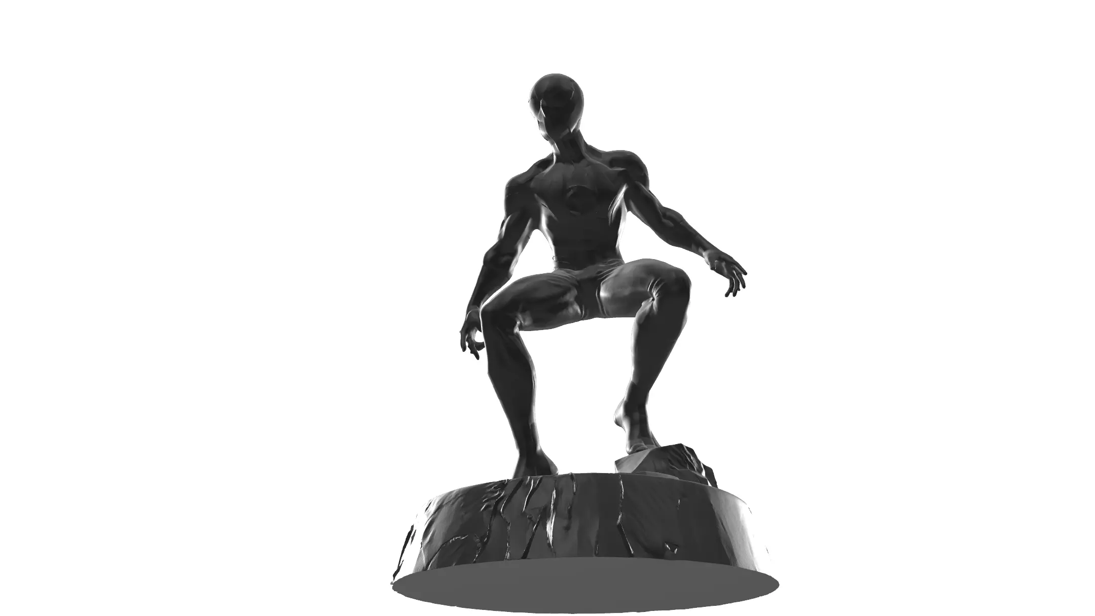 Spider Heros Figurine 3D print model_53