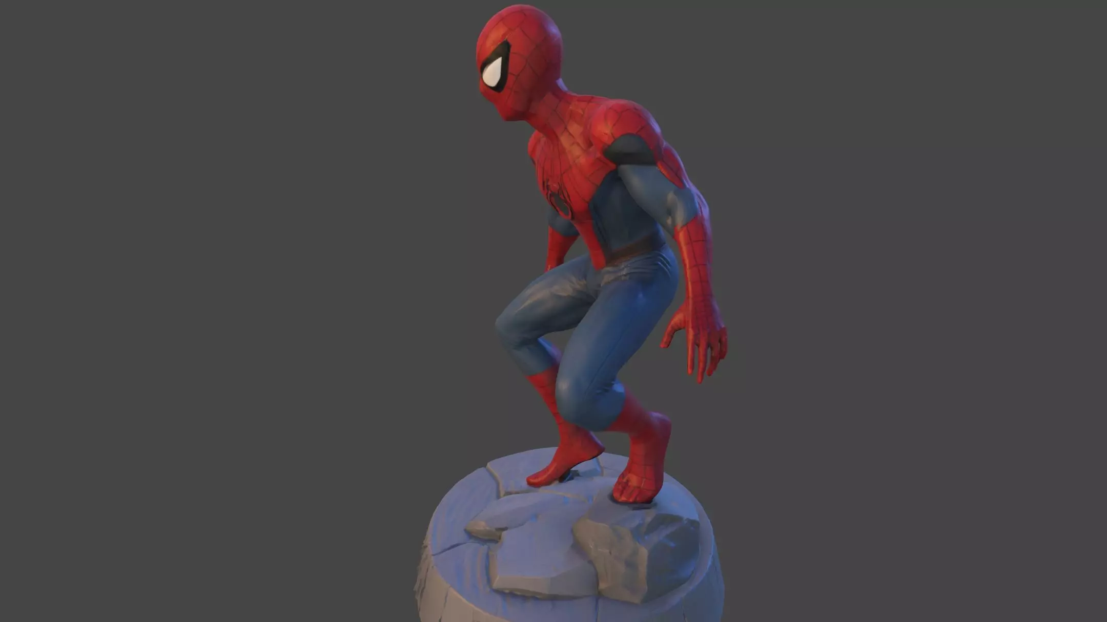 Spider Heros Figurine 3D print model_24
