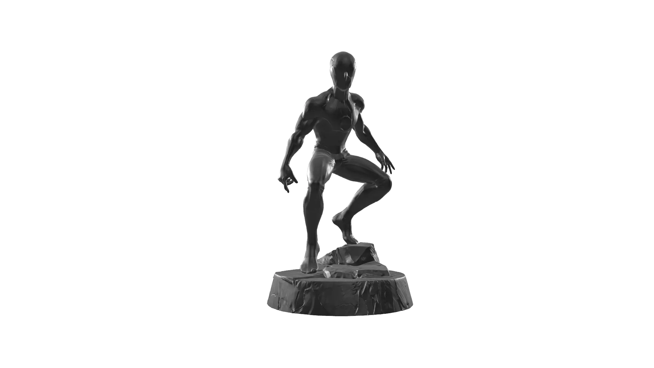 Spider Heros Figurine 3D print model_10