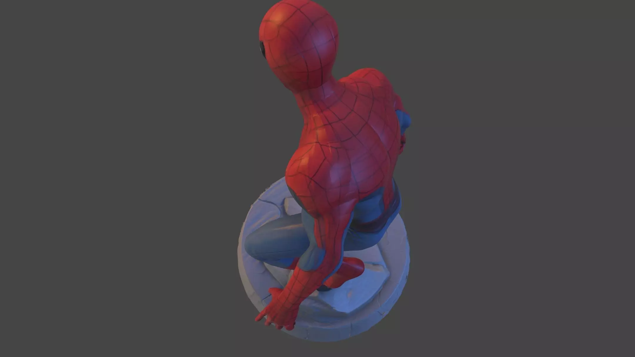 Spider Heros Figurine 3D print model_15