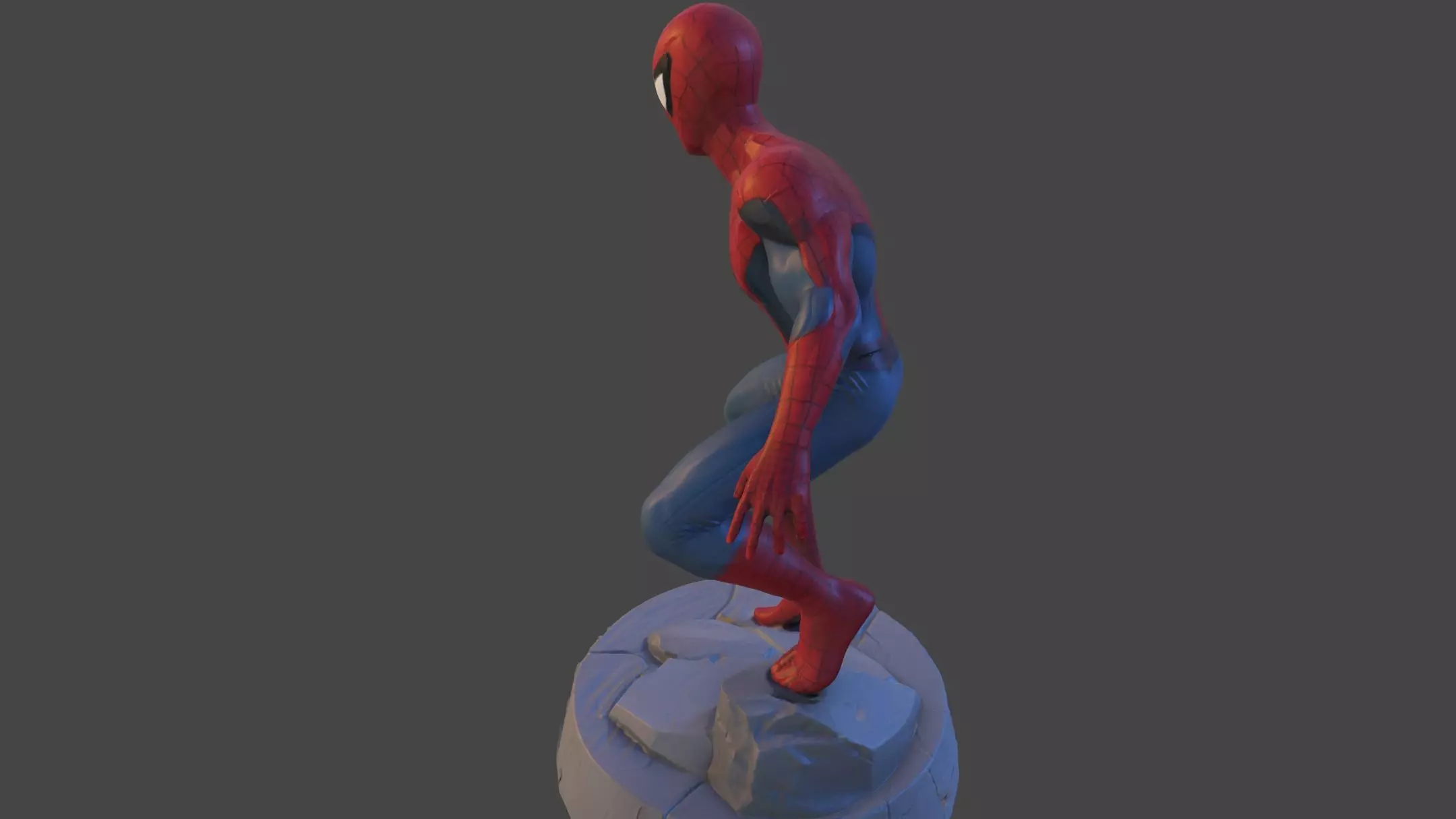 Spider Heros Figurine 3D print model_27