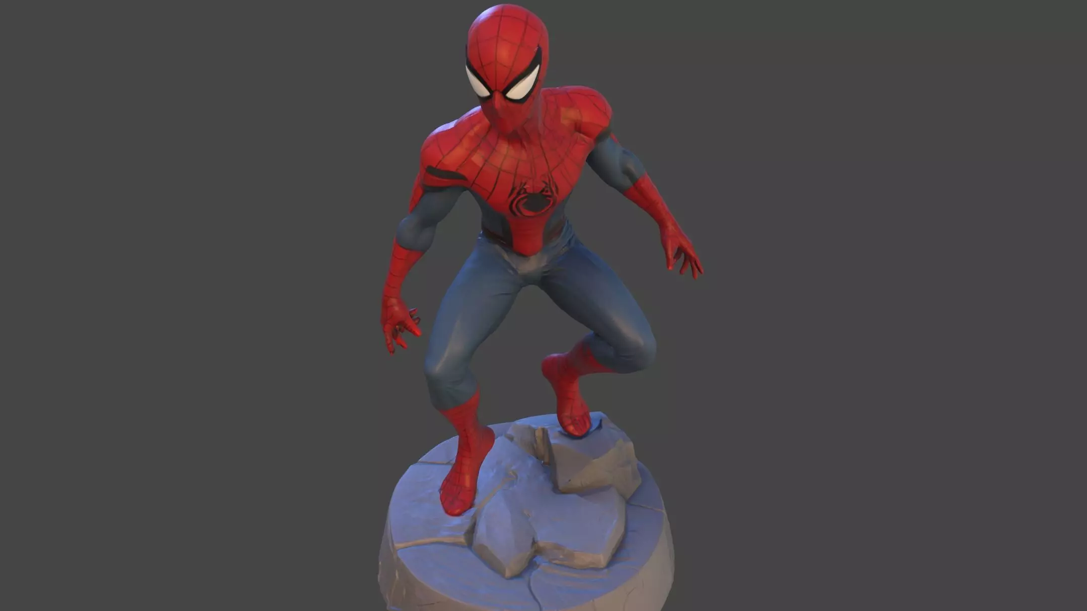 Spider Heros Figurine 3D print model_23