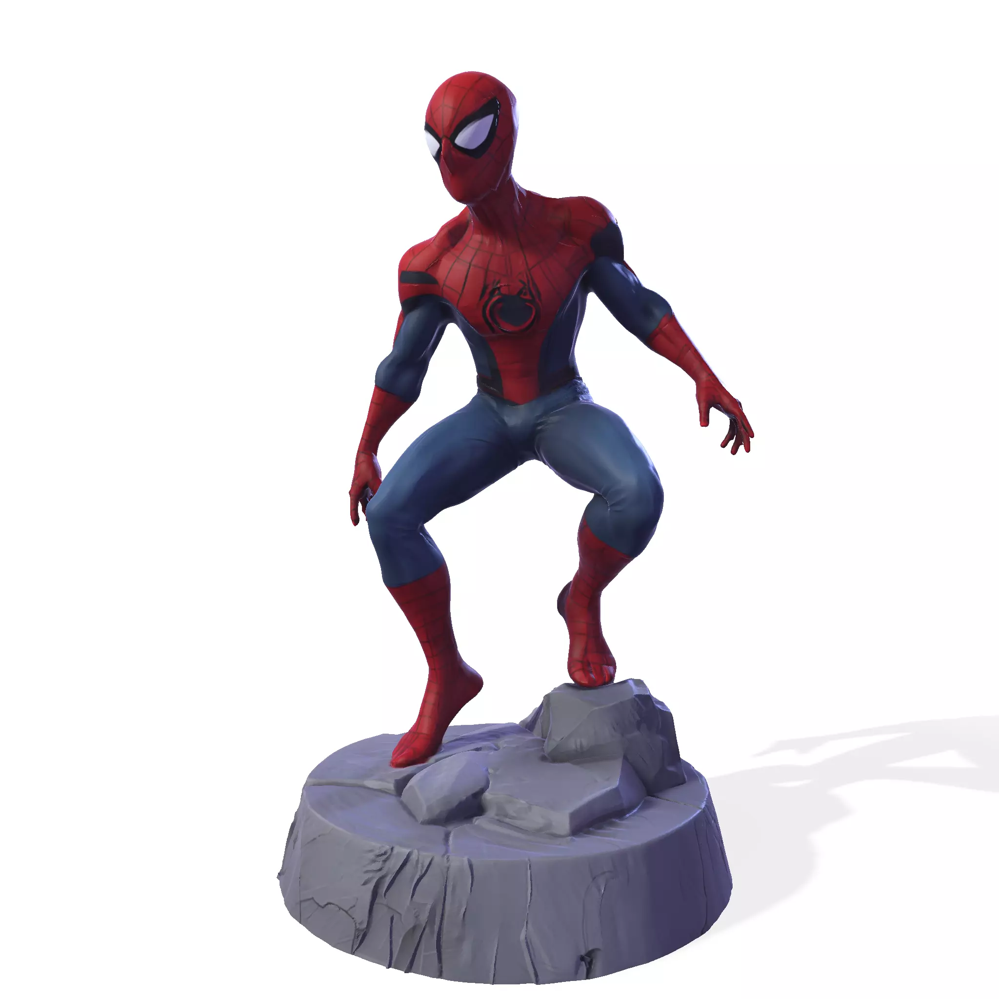 Spider Heros Figurine 3D print model_1