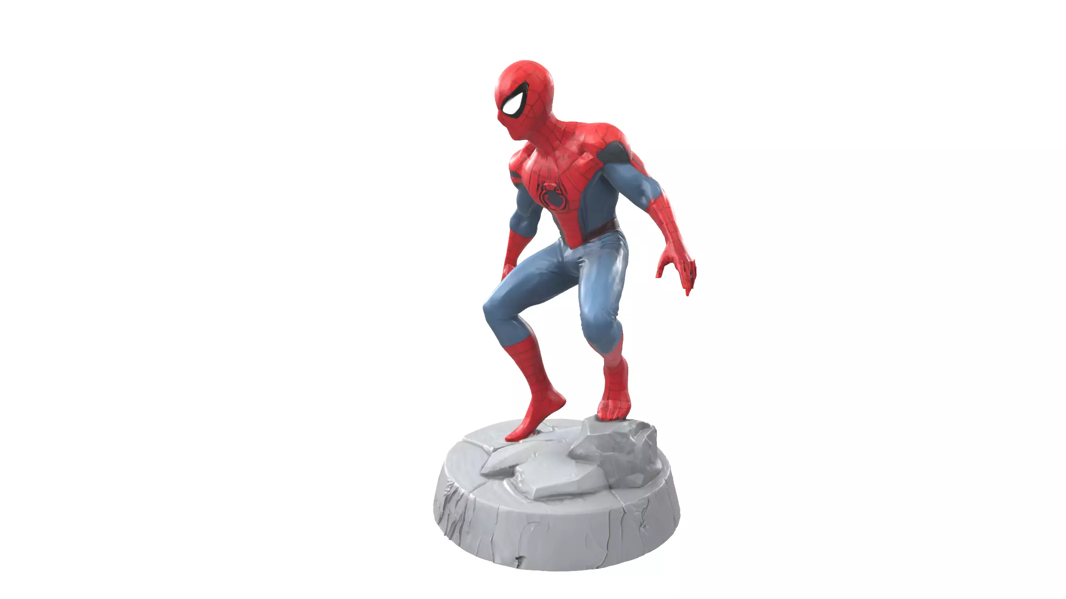 Spider Heros Figurine 3D print model_7