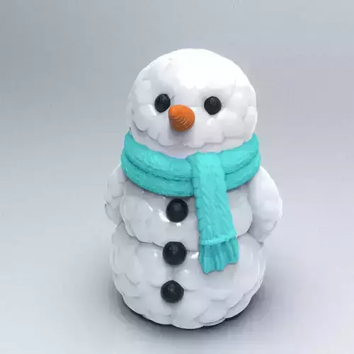 Cloud Snowman - Winter Decor