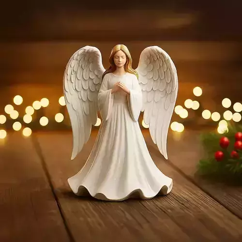 Christmas angel decoration 3D print model Christmas angel decoration 3D print model