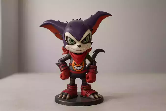 Darkinmon Gremlin Rookie Digimon Figurine