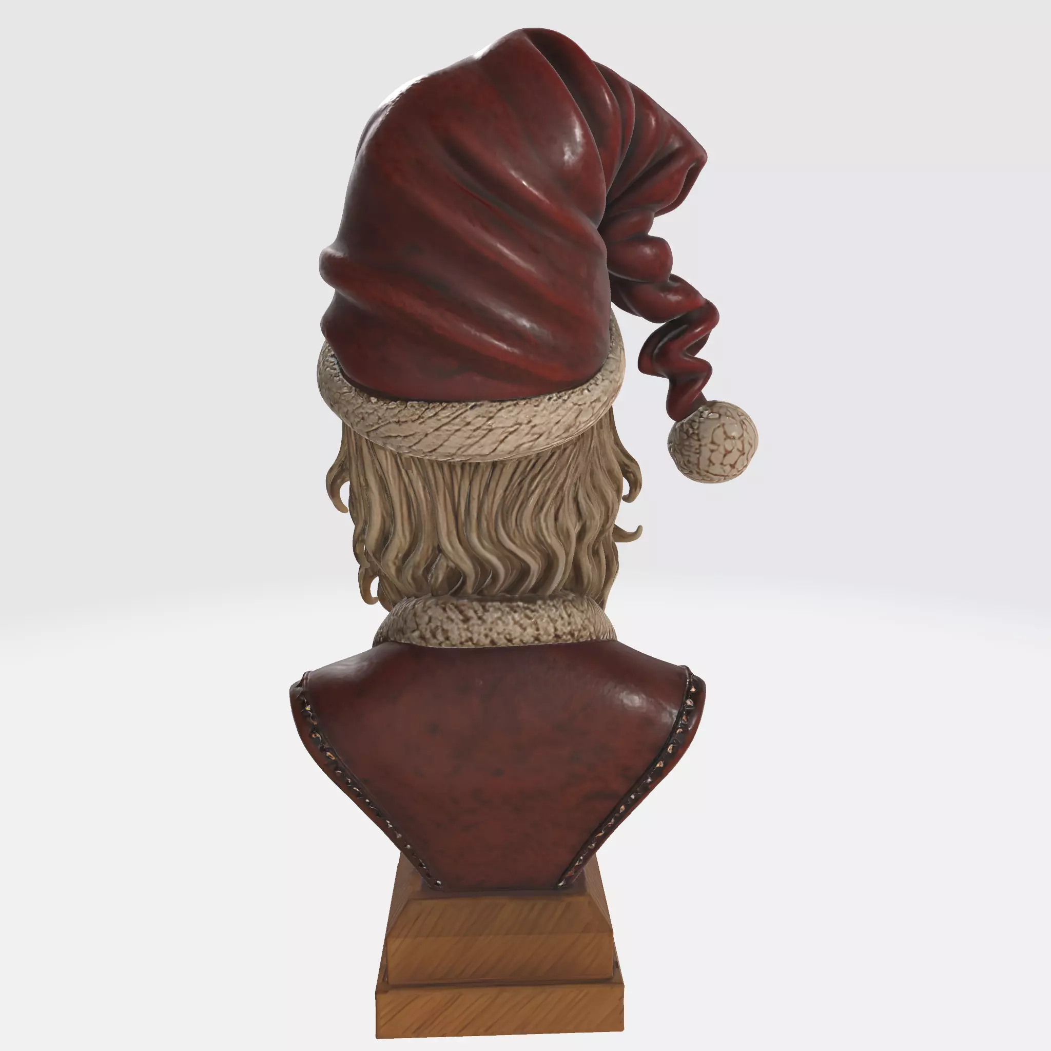 Jack Skellington Santa Bust Nightmare Before Christmas 3D print model_3