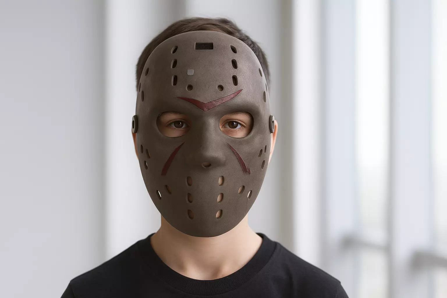 Jason Horror Mask Classic Slasher Style Halloween Cosplay Prop 3D print model_0