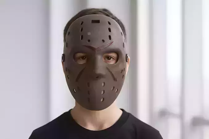 Jason Horror Mask Classic Slasher Style Halloween Cosplay Prop 3D print model Jason Horror Mask Classic Slasher Style Halloween Cosplay Prop 3D print model