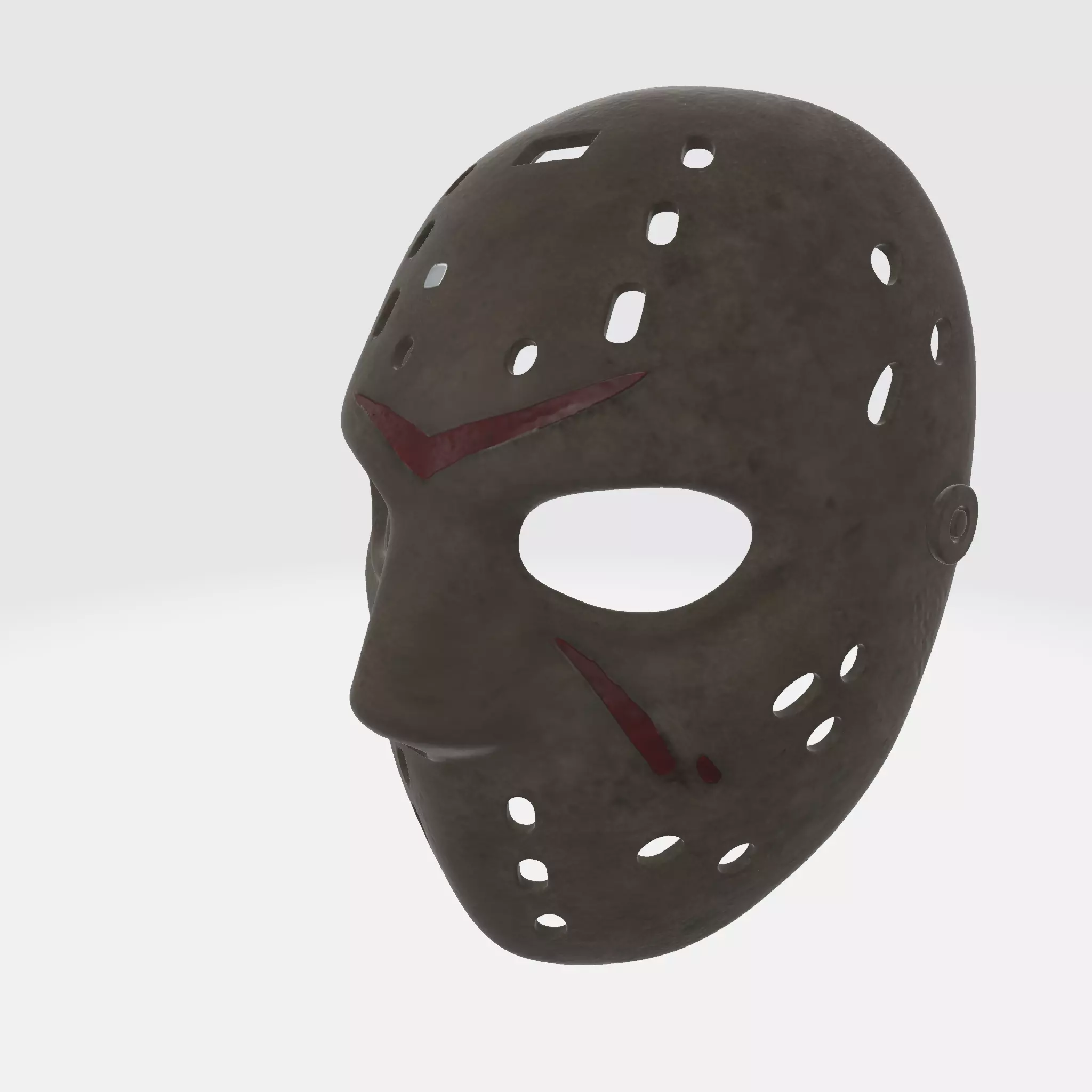 Jason Horror Mask Classic Slasher Style Halloween Cosplay Prop 3D print model_2