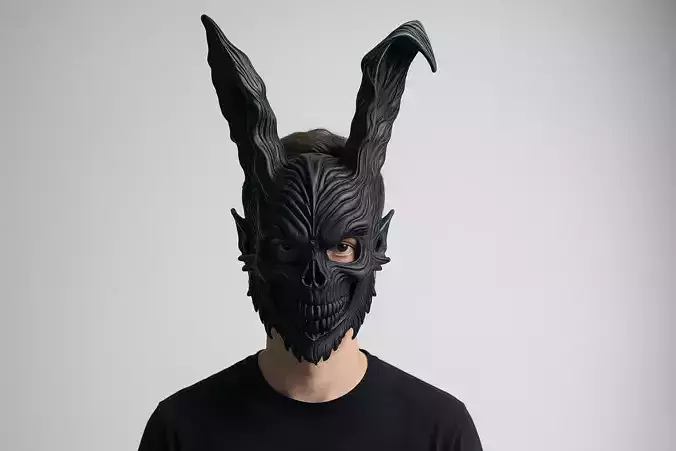 Horror Rabbit Skull Mask Dark Demon Bunny Cosplay Prop 3D print model Horror Rabbit Skull Mask Dark Demon Bunny Cosplay Prop 3D print model