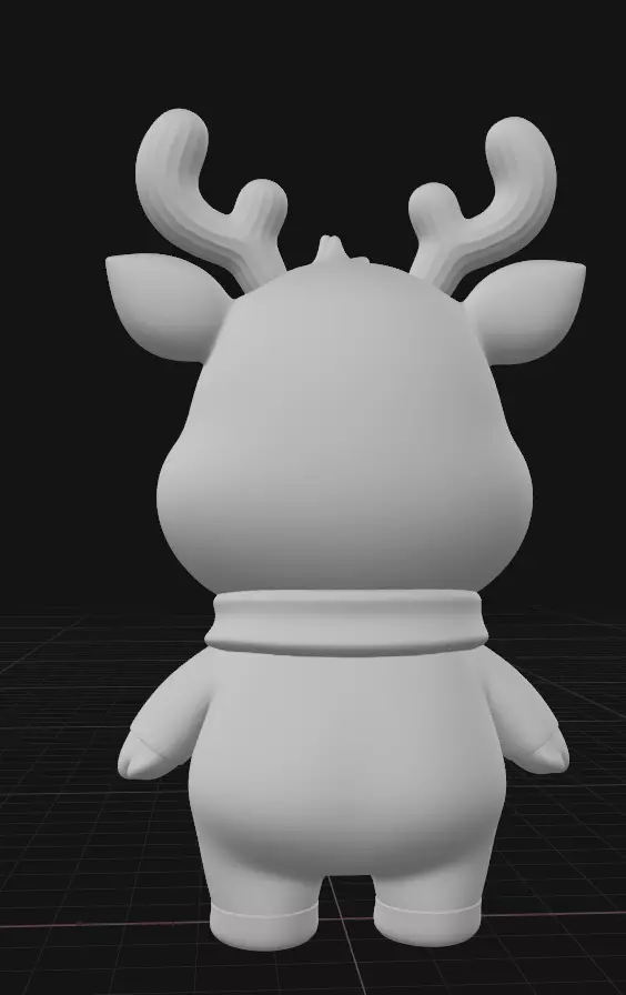 Christmas reindeer decoration 3D print model_3