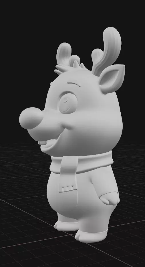 Christmas reindeer decoration 3D print model_4