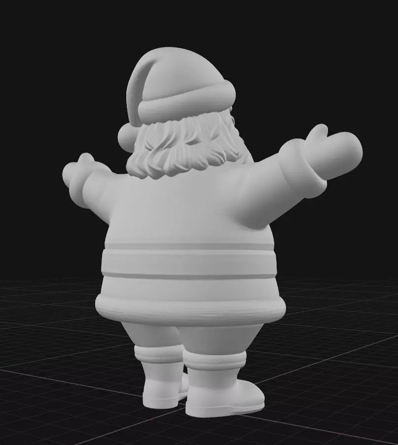 Santa Claus decoration 3D print model_4
