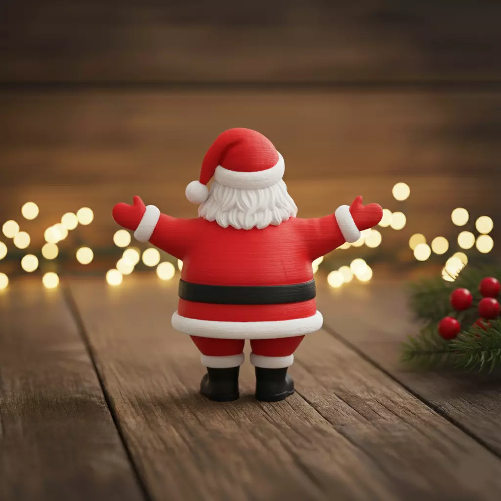 Santa Claus decoration 3D print model_1