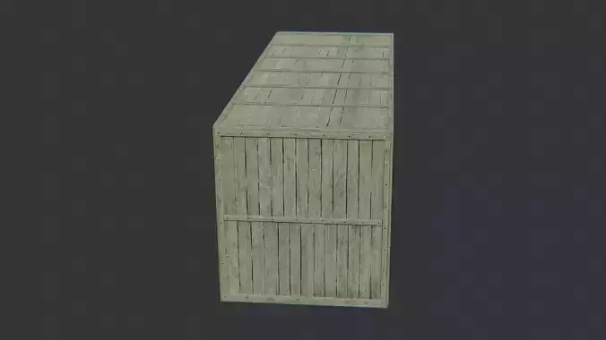 Military Green Cargo Crate