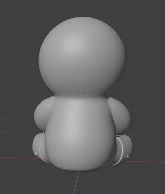 Gingerbread man decoration 3D print model_2