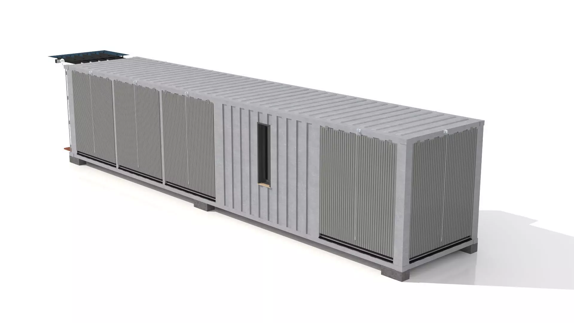 Container Glass House 3D model_5