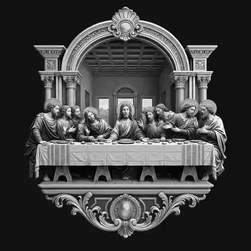 Last Supper Relief Sculpture