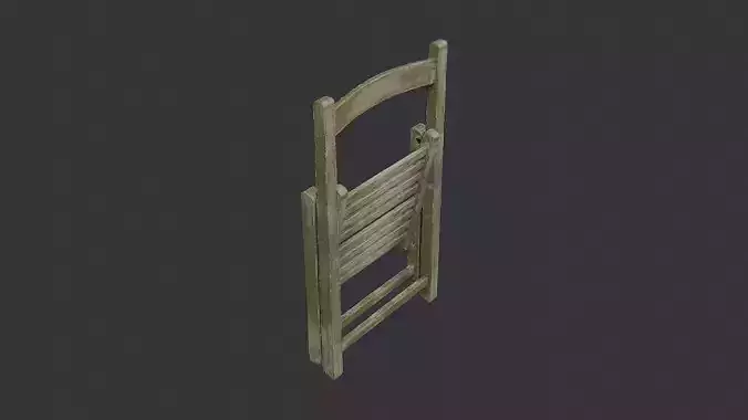 Barracks Folding Wooden Chair US Army Style