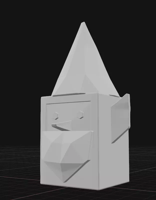 Christmas elf paper craft 3D print model_1